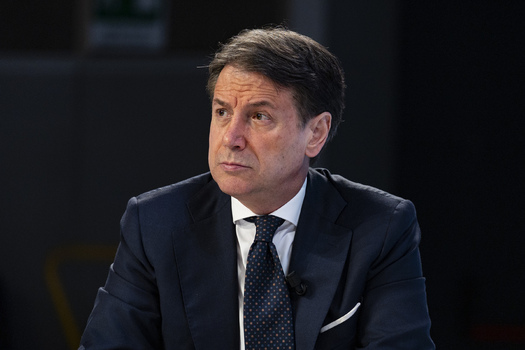 Giuseppe Conte Guest On The Television Show L Aria Che Tira Giuseppe Conte Guest On The Television Show L Aria Che Tira