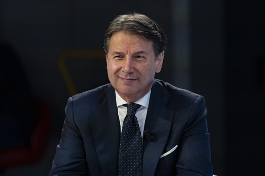 Giuseppe Conte Guest On The Television Show L Aria Che Tira Giuseppe Conte Guest On The Television Show L Aria Che Tira