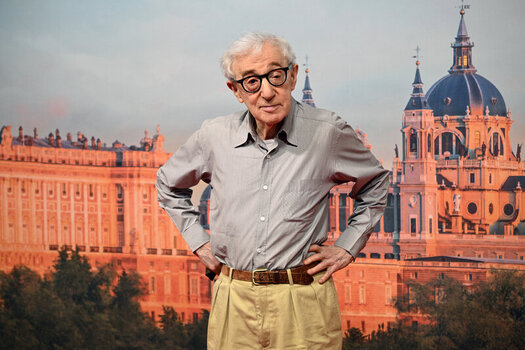 Woody Allen presents the filming of his film in Madrid