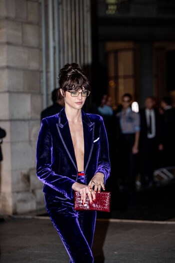 Cara Delevingne Arrives At The Tom Ford Show In Paris