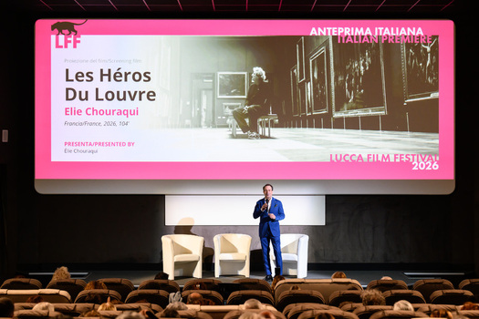 Lucca Film Festival 2026 Elie Chouraqui Presents The Italian Premiere Of The Film Les H&acirc; �� �&Acirc;&reg;Ros Du Louvre 