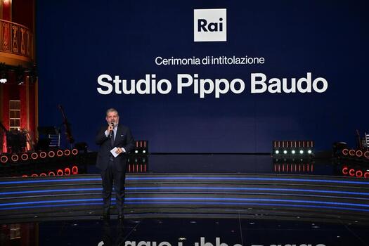 Rome Rai Saxa Rubra Studios. Studio Named After Pippo Baudo Rome Rai Saxa Rubra Studios. Studio Named After Pippo Baudo