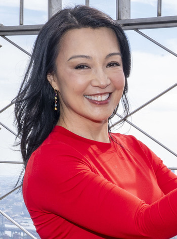 Ming Na Wen Visits The Empire State Building In New York Ming Na Wen Visits The Empire State Building In New York