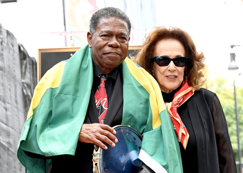 Brazilian Percusionist Paulinho Da Costa Honored With A Star On The Hollywood Walk Of Fame In California USA 13 MAY 2026.