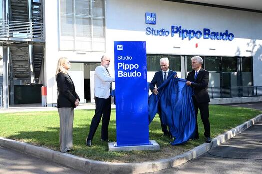 Ceremony To Name The New Television Studio After Pippo Baudo Ceremony To Name The New Television Studio After Pippo Baudo