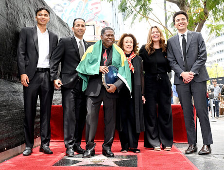 Brazilian Percusionist Paulinho Da Costa Honored With A Star On The Hollywood Walk Of Fame In California USA 13 MAY 2026.