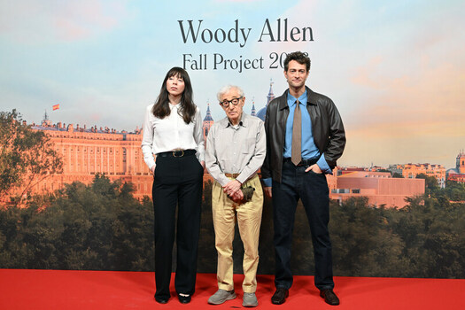 Woody Allen presents the filming of his film in Madrid