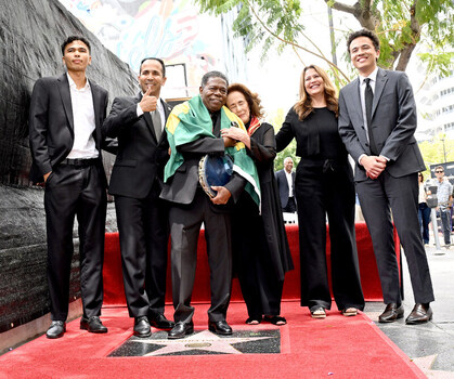Brazilian Percusionist Paulinho Da Costa Honored With A Star On The Hollywood Walk Of Fame In California USA 13 MAY 2026.