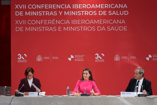 Queen Letizia presides over the inauguration of the 17th Ibero American Conference of Ministers of Health