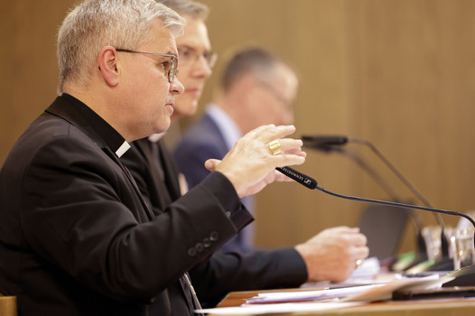 Pressegespr&auml;ch bei der bei der Herbst Vollversammlung der Deutschen Bischofskonferenz in Fulda