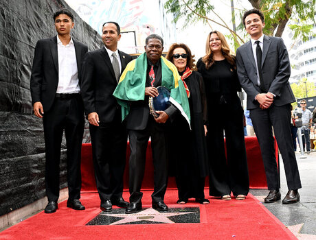 Brazilian Percusionist Paulinho Da Costa Honored With A Star On The Hollywood Walk Of Fame In California USA 13 MAY 2026.