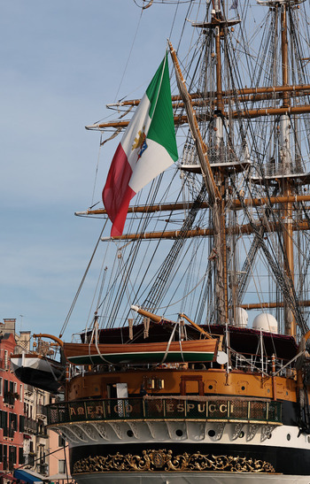 Venice VE Arrival Of The Amerigo Vespucci Venice VE Arrival Of The Amerigo Vespucci