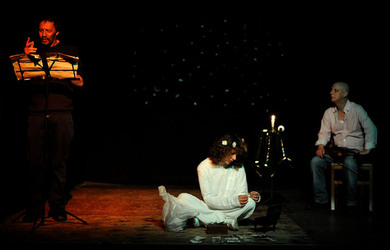 CLOCHARD uno spettacolo di e con Ludovico Caldarera. Fotografie di Giulio Azzarello &copy;2017.