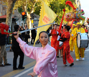 CAPODANNO CINESE panoramiche e particolari. Fotografie di Giulio Azzarello &copy;2014.