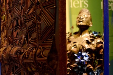 VENEZIA installazione nigeriana inizio Arsenale. Biennale Arch. Cont.. Fotografie di Giulio Azzarello &copy;2022.