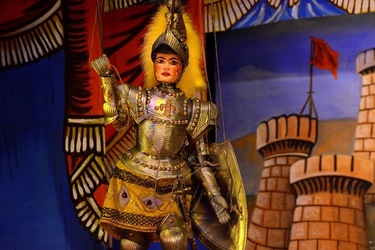 OPERA dei PUPI di Mimmo e Giacomo Cuticchio. Fotografia di Giulio Azzarello ©2020. OPERA dei PUPI di Mimmo e Giacomo Cuticchio. Fotografia di Giulio Azzarello ©2020.