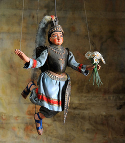 OPERA DEI PUPI dei maestri Mimmo e Nino Cuticchio. Fotografie di Giulio Azzarello &copy;2014.