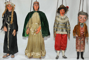 PUPI SICILIANI del 900 e dell 800. Collezione Cuticchio. Fotografie di Giulio Azzarello &copy;2014.