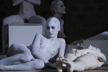 VANESSA BEECROFT allo Spasimo di Palermo alcuni momenti. Fotografie di Giulio Azzarello &copy;2014.