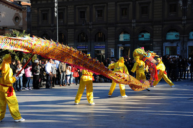 CAPODANNO CINESE panoramiche e particolari. Fotografie di Giulio Azzarello &copy;2014.