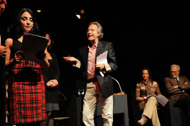 IL CABARET di Moschella Mul&egrave; attori e registi siciliani italiani. Foto di Giulio Azzarello &copy;2014.