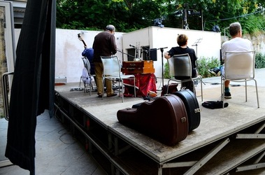 I FRATELLI MANCUSO e i poeti romani. Fotografie di Giulio Azzarello &copy;2020.