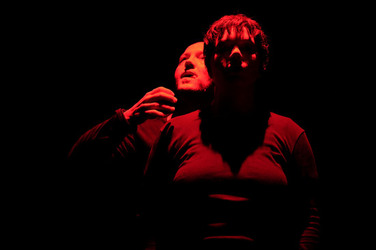 DARIO FERRARI E NINA LOMBARDINO attori italiani. Fotografie di Giulio Azzarello &copy;2014.