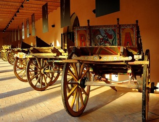 MUSEO DEL CARRETTO SICILIANO D Aumale. Fotografie di Giulio Azzarello &copy;2018.