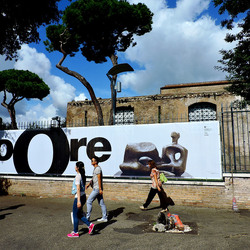 HENRY MOORE mostra a Roma Fotografie di Giulio Azzarello &copy;2016.