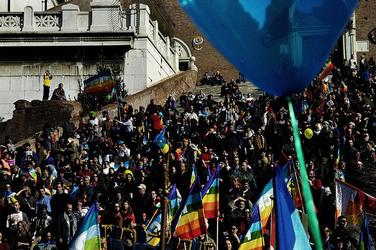 MANIFESTAZIONE per la PACE. Fotografie di Giulio Azzarello ©2014. MANIFESTAZIONE per la PACE. Fotografie di Giulio Azzarello ©2014.