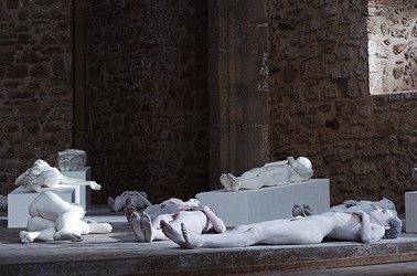 VANESSA BEECROFT allo Spasimo di Palermo alcuni momenti. Fotografie di Giulio Azzarello &copy;2014.