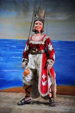 OPERA DEI PUPI dei maestri Mimmo e Nino Cuticchio. Fotografie di Giulio Azzarello &copy;2014.