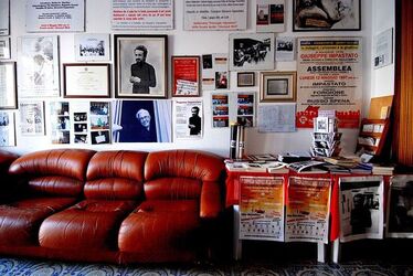 PEPPINO IMPASTATO e il suo mito. Fotografie di Giulio Azzarello ©2014.