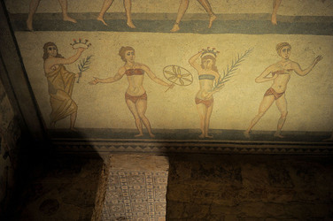 I MOSAICI della VILLA ROMANA DEL CASALE Piazza Armerina in Sicilia. Fotografie di Giulio Azzarello &copy;2014.