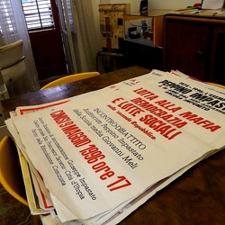 PEPPINO IMPASTATO. Fotografie di Giulio Azzarello ©2022. PEPPINO IMPASTATO. Fotografie di Giulio Azzarello ©2022.