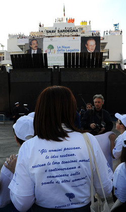 GIORNATE FALCONE E BORSELLINO a Palermo ogni anno. Fotografia di Giulio Azzarello &copy;2014.