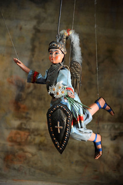 OPERA DEI PUPI dei maestri Mimmo e Nino Cuticchio. Fotografie di Giulio Azzarello &copy;2014.