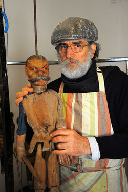 MIMMO CUTICCHIO puparo siciliano ritratti. Fotografie di Giulio Azzarello &copy;2014.