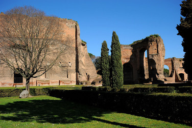 LE TERME DI CARACALLA a Roma visioni panoramiche o particolari. Fotografie di Giulio Azzarello &copy;2014.