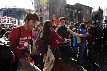 MANIFESTAZIONE per la PACE. Fotografie di Giulio Azzarello ©2014. MANIFESTAZIONE per la PACE. Fotografie di Giulio Azzarello ©2014.