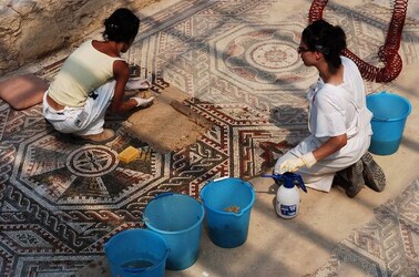 I MOSAICI della VILLA ROMANA DEL CASALE Piazza Armerina in Sicilia. Fotografie di Giulio Azzarello &copy;2014.