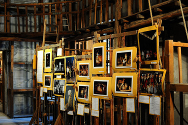 TRADIZIONI IN VIAGGIO mostra di pupi di Mimmo Cuticchio. Fotografie di Giulio Azzarello &copy;2014.