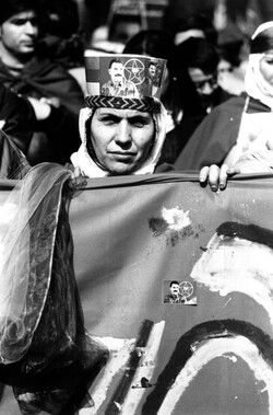 MANIFESTAZIONE per la pace nel curdistan turco. Fotografie di Giulio Azzarello &copy;2014.