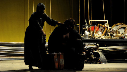 TEATRO stabile BIONDO di Palermo. Primo spettacolo stagione 2015 2106. Foto di Giulio Azzarello &copy;.