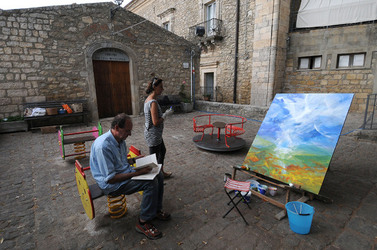 ESTEMPORANEA DI PITTURA fotografie di Giulio Azzarello ©2014. ESTEMPORANEA DI PITTURA fotografie di Giulio Azzarello ©2014.