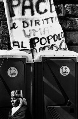 MANIFESTAZIONE per la pace nel curdistan turco. Fotografie di Giulio Azzarello &copy;2014.