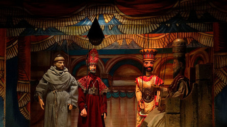 SAN FRANCESCO all Opera dei Pupi di Mimmo Cuticchio. Ogni momento fotografie di Giulio Azzarello &copy;2014.