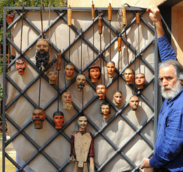 MIMMO CUTICCHIO puparo siciliano ritratti. Fotografie di Giulio Azzarello &copy;2014.