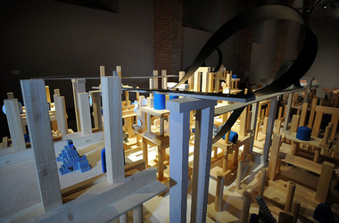 Mobile City installazione di Anne Clemence DeGrollee alla GAM di Palermo. Fotografie di Giulio Azzarello ©2017. Mobile City installazione di Anne Clemence DeGrollee alla GAM di Palermo. Fotografie di Giulio Azzarello ©2017.