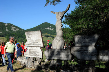 IL PARCO DELLA MEMORIA DI MONTESOLE Marzabotto . Fotografie di Giulio Azzarello &copy;2014.
